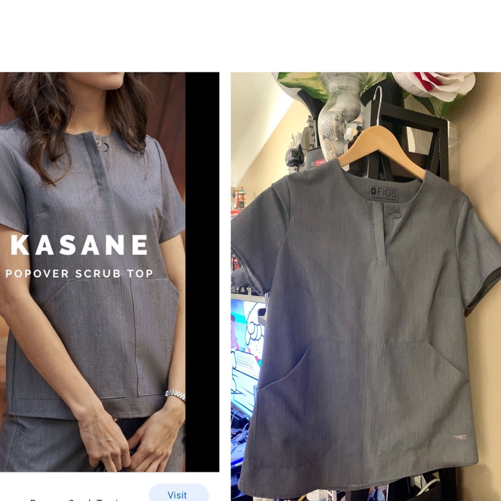 Authentic Figs Scrub Kasane Top